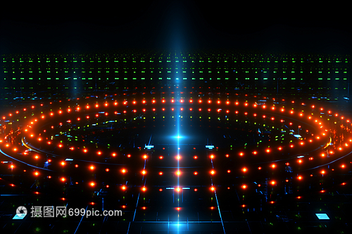 圓形舞臺燈光概念圖設(shè)計 營造沉浸式藝術(shù)氛圍